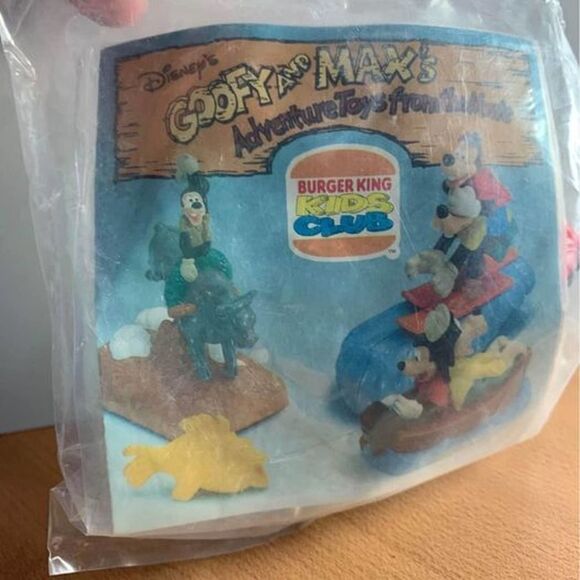 Burger King 1995 Disney Goofy & Max's Adventures Red Car Kids Meal Toy New - Picture 3 of 4